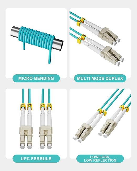 OM3 LC to LC Fiber Patch Cable - Image 5