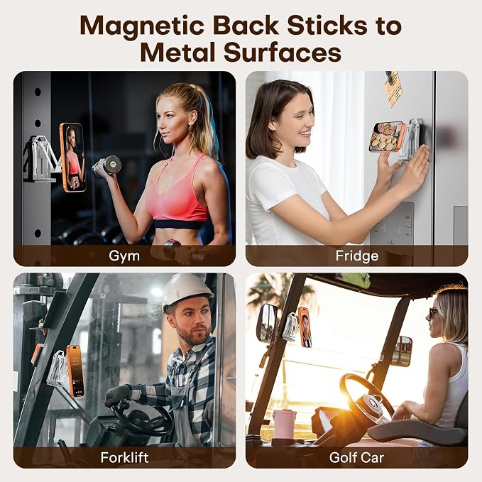 OMOTON TP02 360°Rotating for MagSafe Tripod Mount, Adjustable Aluminum Magnetic - Image 4