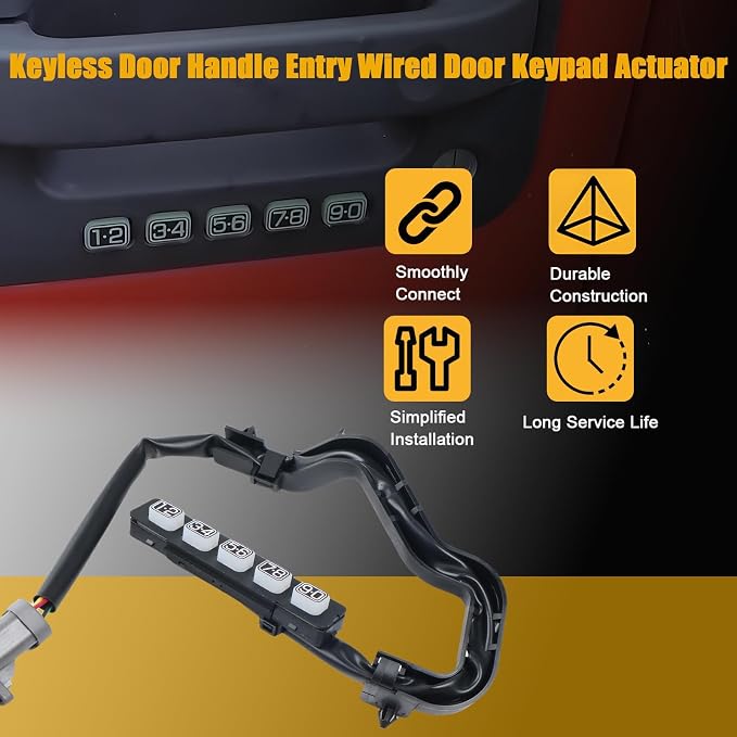 AL3Z-14A626-AAW Keyless Entry Wired Door Keypad Actuator Fit - Image 5