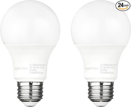 Amazon Basics A19 Dusk to Dawn Sensor LED Outdoor Light Bulb, 60W Equivalent by AmazonBasics