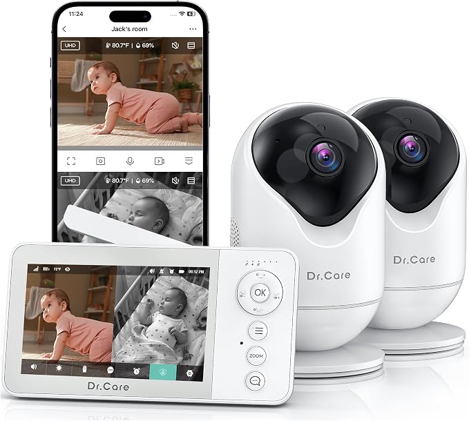 Dr.Care VistaView Lite RB Smart WiFi Baby Monitor by DrCare