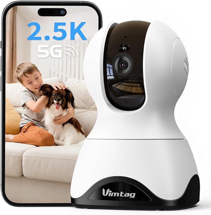 VIMTAG 2.5K 4MP Pan/Tilt Pet Camera Indoor by Vimtag