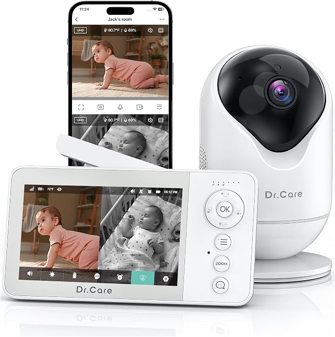 Dr.Care VistaView Lite RB Smart WiFi Baby Monitor by DrCare
