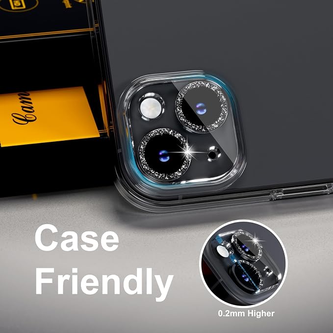 for 6 Pack iPhone 15 / iPhone 15 Plus Camera Lens Protector 9H Tempered Glass - Image 6