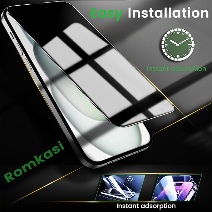 Romkasi 4 Pack Privacy Screen Protector - Image 6
