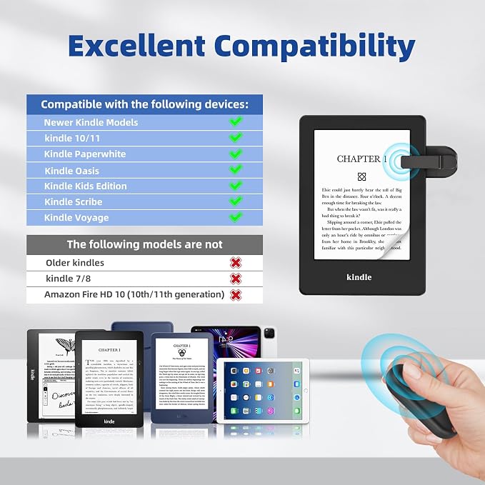 DATAFY Page Turner for Kindle Remote Control Page Turner Clicker for Kindle - Image 5