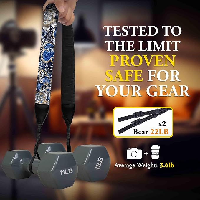 Art Tribute Custom Camera Strap Indian Ocean - Image 2
