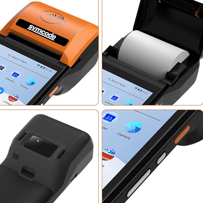symcode New POS PDA Thermal Receipt Printer 5.99" High Resolution and Clear - Image 2