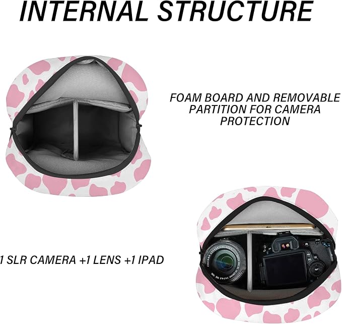 Cute Small Camera Bag with Photographer Camera Sling Bag Waterproof Dslr Camera - Image 5