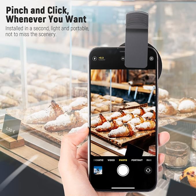 NEEWER 52mm CPL Filter for Phone, Clip On Circular Polarizing Lens Filter - Image 5