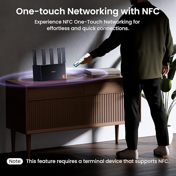 Tenda BE3600 Dual Band WiFi 7 Router– 3x1G Ports, Easy Setup, Security Protect - Image 7