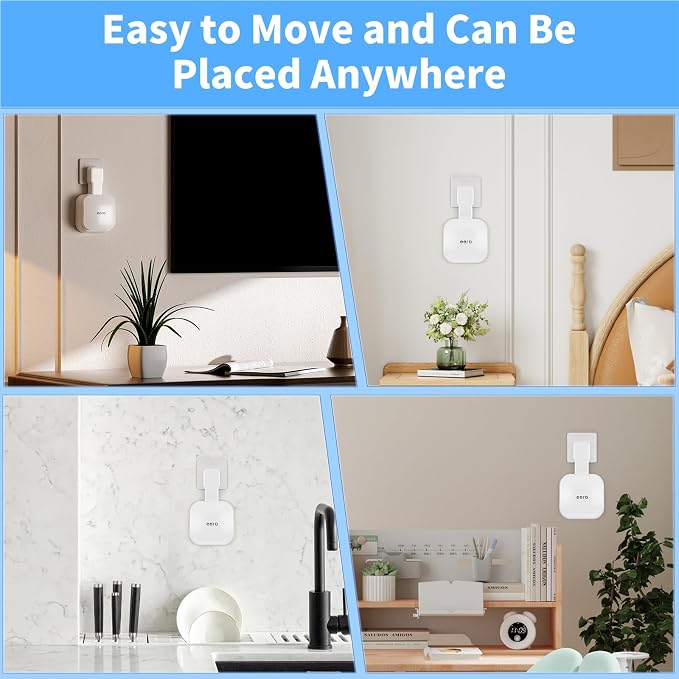 Outlet Wall Mount Holder for eero Pro 6e/Pro 6 Mesh Wi-Fi System, Built-in - Image 8