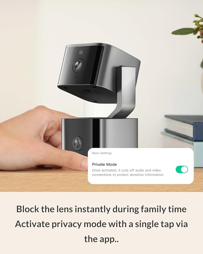 Dual Lens Security Camera Indoor 5G/2.4G WiFi, 2K+2K Pet Camera - Image 9