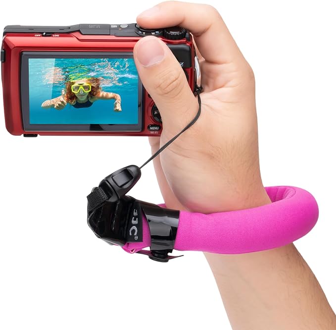 JJC Camera Float Wrist Strap for Olympus TG-7 TG7 TG-6 TG6 TG-5 TG5 TG-4 TG4 by JJC