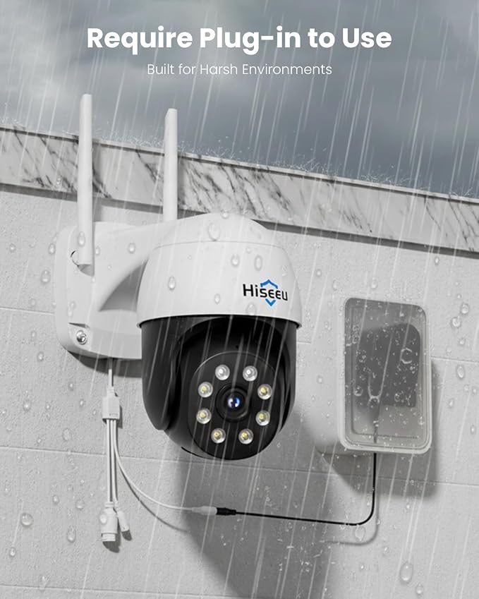 Hiseeu 4K 8MP Security Camera Outdoor, Wireless Home Security Camera - Image 8