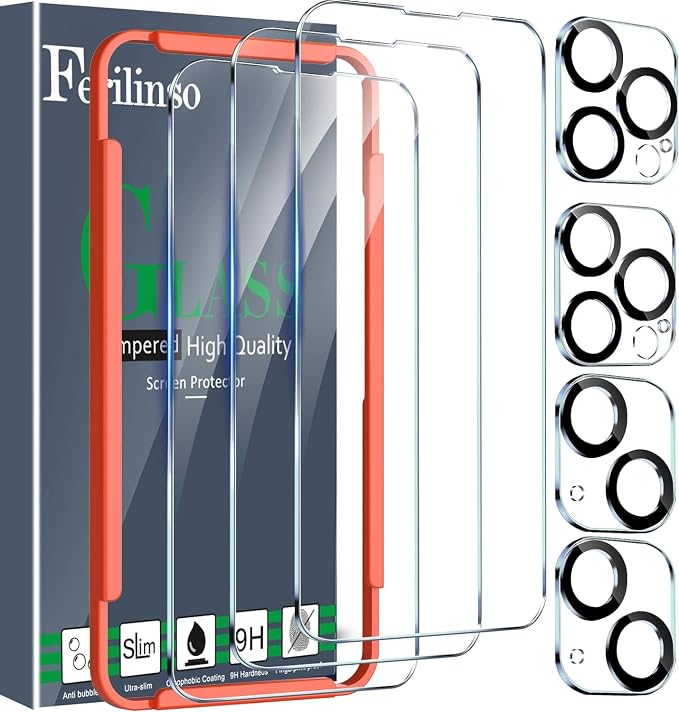 Ferilinso 3 Pack Screen Protector by Ferilinso