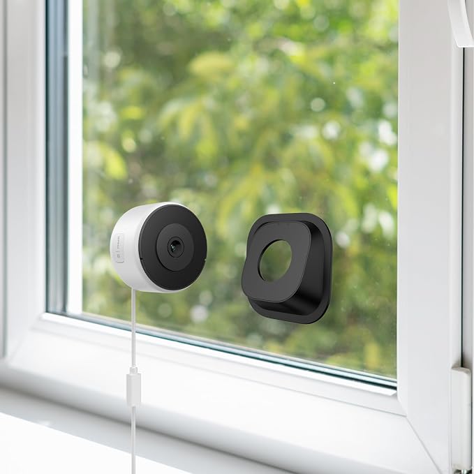 Luna 3MP 2K Window Camera, 2.4GHz & 5GHz WiFi6 Indoor Cameras by LUNAHOME