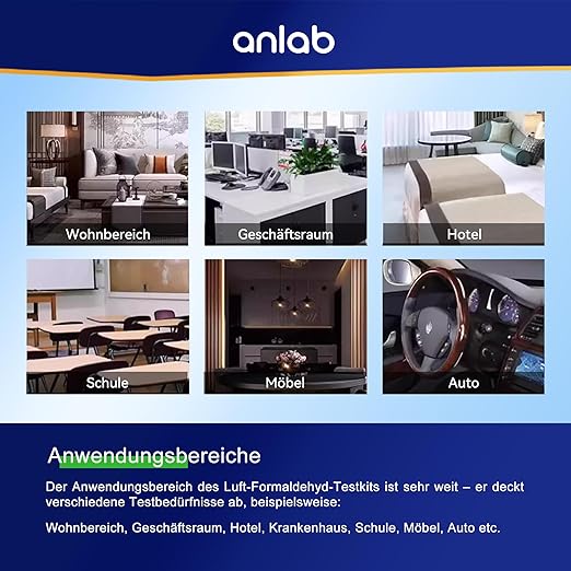 anlab™ Air Formaldehyde DIY Test Kit - Image 5