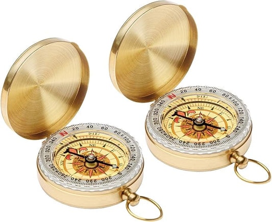 Camping Survival Compass Metal Compass Kids Compass by JSD