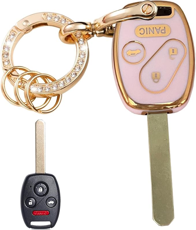 Keyless Entry Systems Key for Honda Key Fob Cover Shell by WENHENI