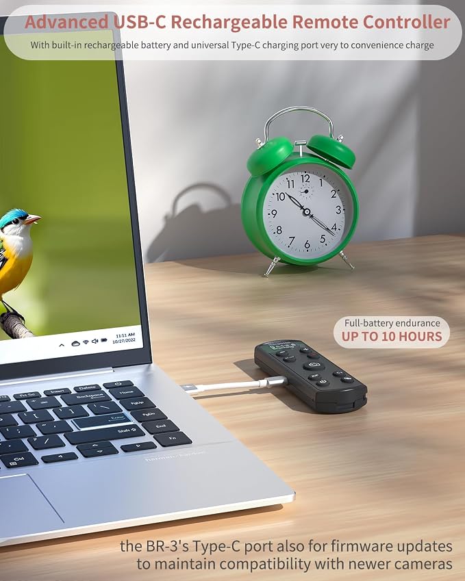 for Sony Camera Remote Control, Hanpusen Rechargeable Wireless Shutter Release - Image 4