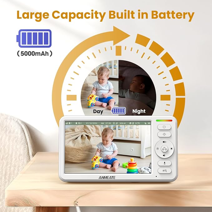ANMEATE 6 Inch Baby Monitor - Image 6