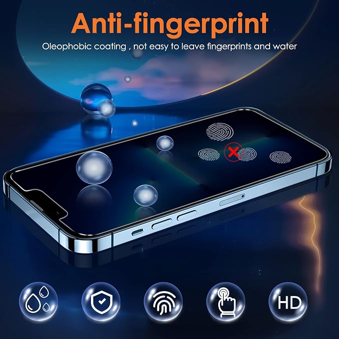 YMHML 3 Pack for iPhone 16e / 14/13 / 13 Pro Privacy Screen Protector, Anti Spy - Image 6