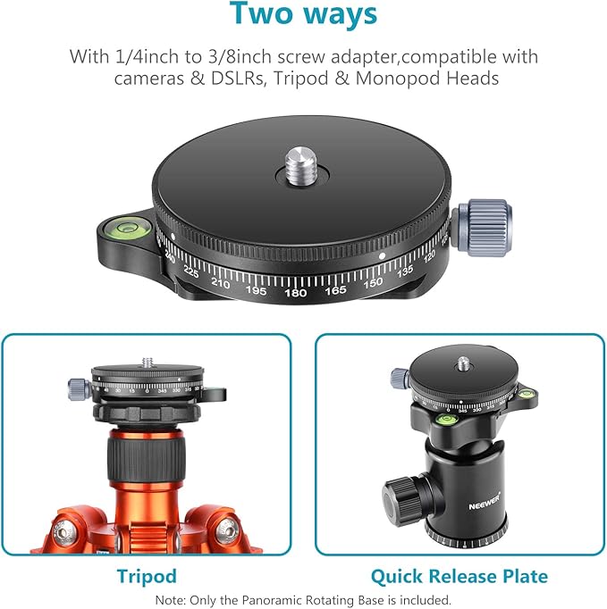 Neewer Camera Panoramic Panning Base - Image 6