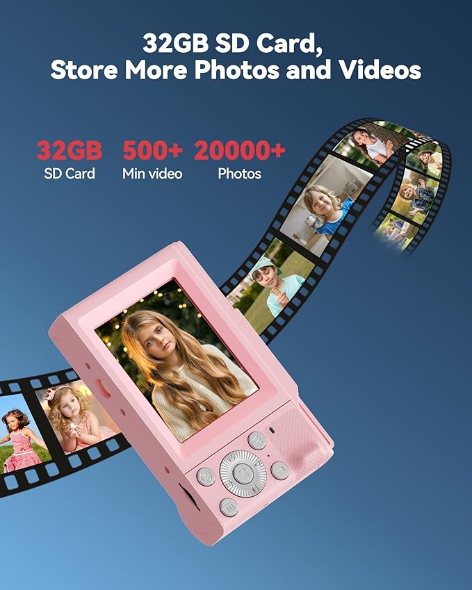 Digital Camera for Kids: Pink Camera for Teens - Image 6