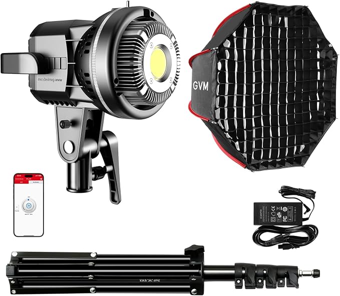GVM 80W Video Light, Studio Lights by GVMGreatVideoMaker