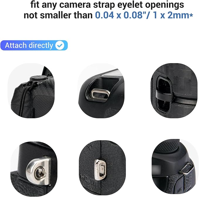 JJC 2Pack Camera Neck Strap Quick Release Buckle Connector - Image 5
