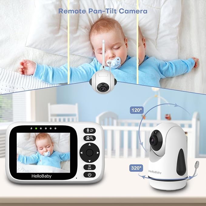 HelloBaby Monitor No WiFi Video Baby Monitor - Image 5