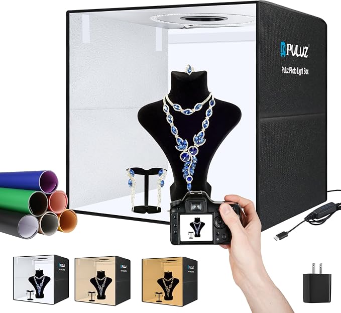 PULUZ Light Box Photography, 20x20 inch Large Photo Light Box by PULUZ
