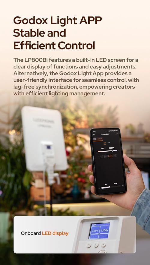 Godox LP800BI 85W LED Video Light Panel - Image 5