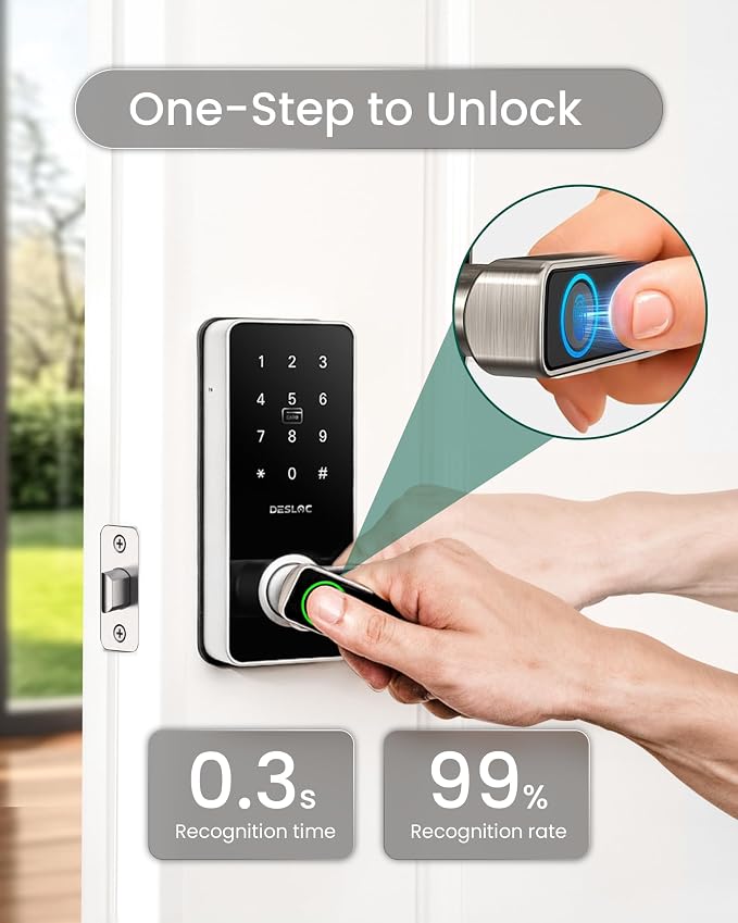 DESLOC B200L Fingerprint Smart Lock - Image 2