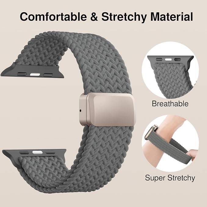Braided Stretchy Band Compatible - Image 3