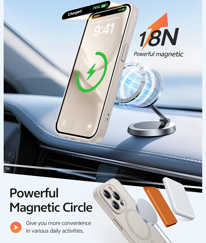 FNTCASE for iPhone 14 Pro Case: Translucent Matte Cases - Image 3