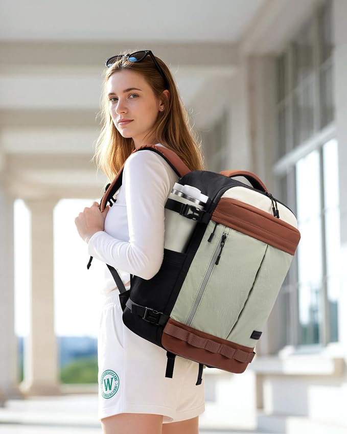 LOVEVOOK 50L Travel Backpack for Women Men, Airline Approved Carry On Luggage - Image 2