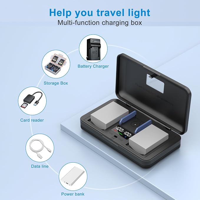 LP-E8 Camera Battery Multifunctional Charger Set Compatible - Image 2