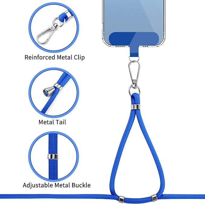 CACOE Phone Lanyard 2 Pcs-1 Pcs Adjustable Neck Strap, Universal Crossbody - Image 4