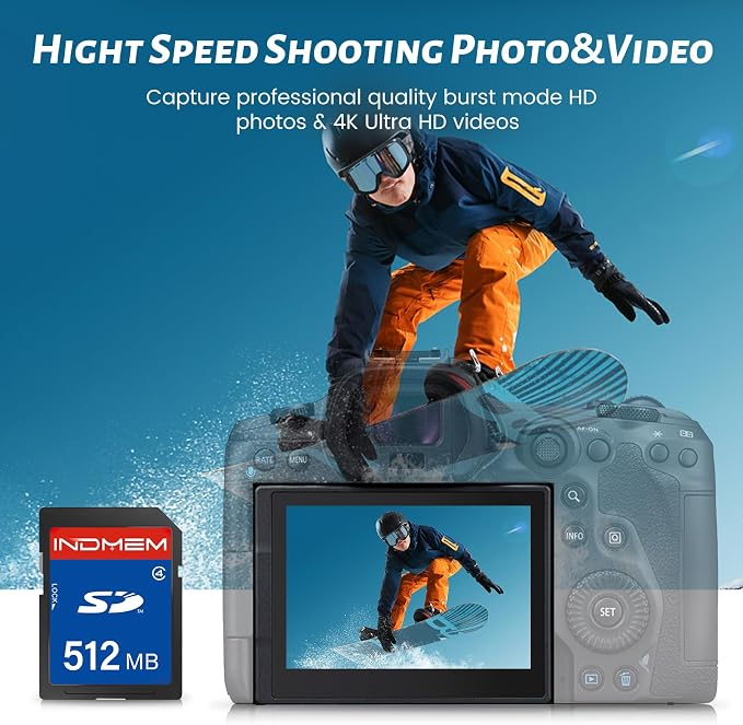 SD Card 512MB, Class 4 Flash Memory Cards MLC Stanard Secure Digital Cards - Image 4