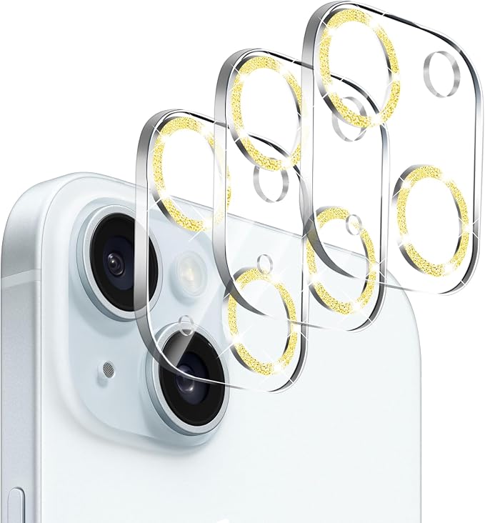 Dengduoduo 3 Pack Tempered Glass Camera Lens Protector by Dengduoduo