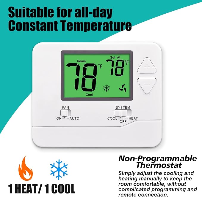 Suuwer Non-Programmable Thermostat - Image 2