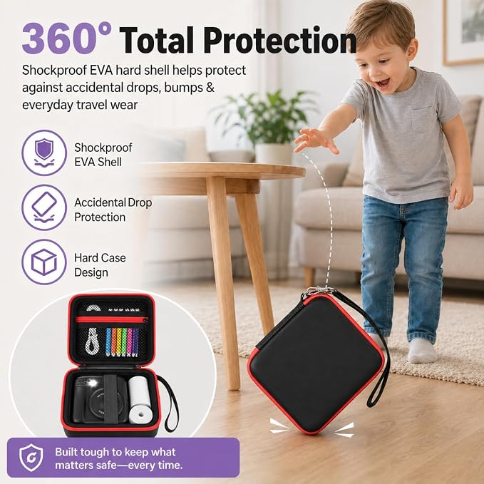 PAIYULE Kids Instant Print Camera Case Compatible - Image 3