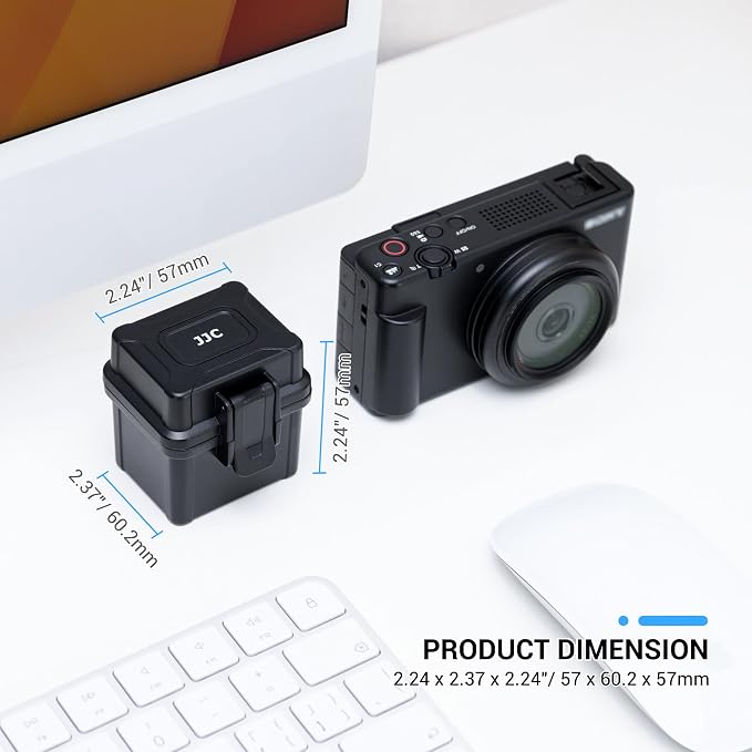 DB-110 LI-92B LI-90B NP-50 Battery and SD Micro SD Card Case, Water-Resistant & - Image 5