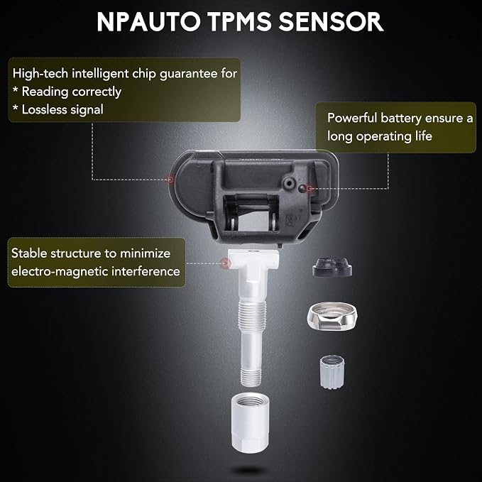NPAUTO TPMS Sensor Fits for Smart Fortwo, Mercedes Benz C300 C350 C63/CL63 AMG - Image 3