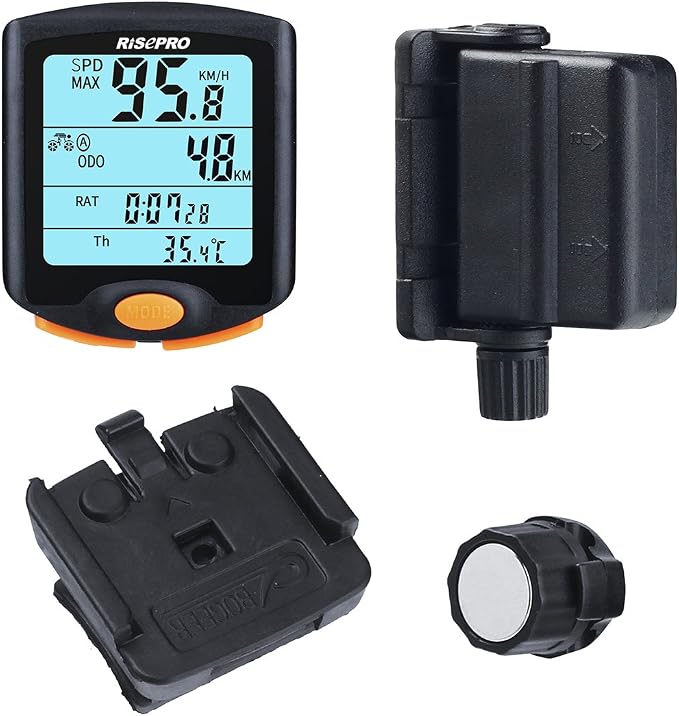Bike Computer, RISEPRO® Wireless Bicycle Speedometer Bike Odometer Cycling - Image 8