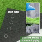 0.8 Inch Grass Height Artificial Grass 10FT x 100FT Customizable Flame - Image 4