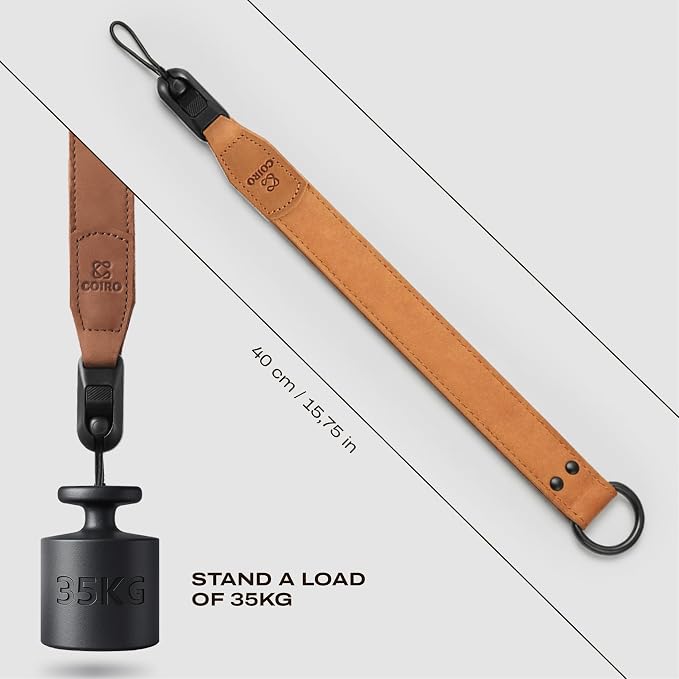 C Coiro Leather Camera Wrist Strap - Image 4