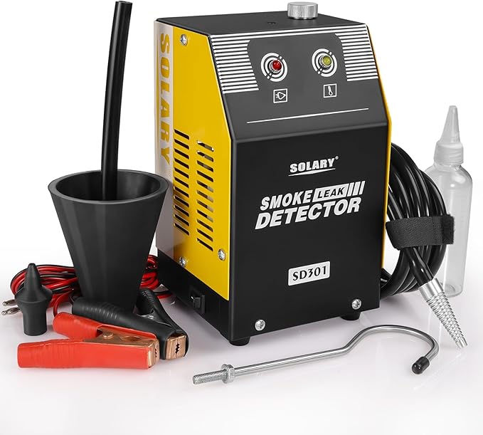 Solary Automotive Smoke Machine Leak Detector - 12V DC EVAP Vacuum Diagnostic by solary